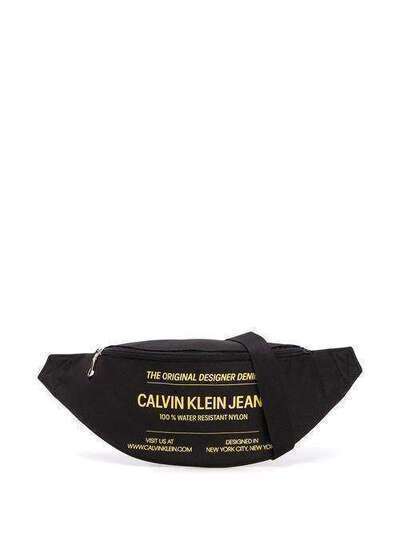 CK Calvin Klein industrial print belt bag K50K505571