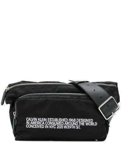 Calvin Klein 205W39nyc поясная сумка на молнии с логотипом 84MLBA17T121P