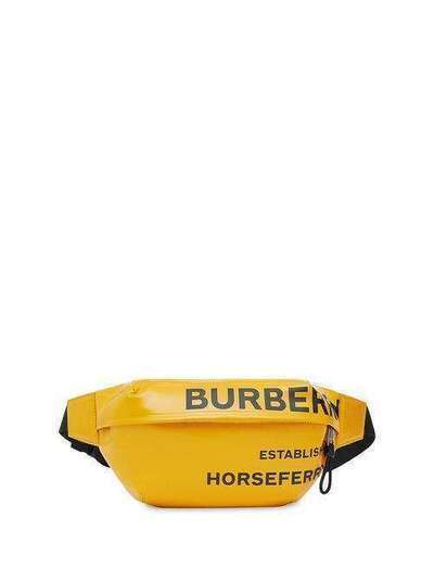 Burberry поясная сумка среднего размера с принтом Horseferry 8020175