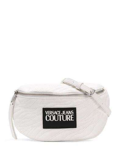Versace Jeans Couture поясная сумка на молнии с логотипом E1VVBBH671491