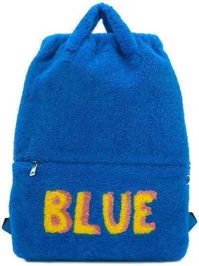 Fendi рюкзак со слоганом 'Blue' 7VZ0346IJ