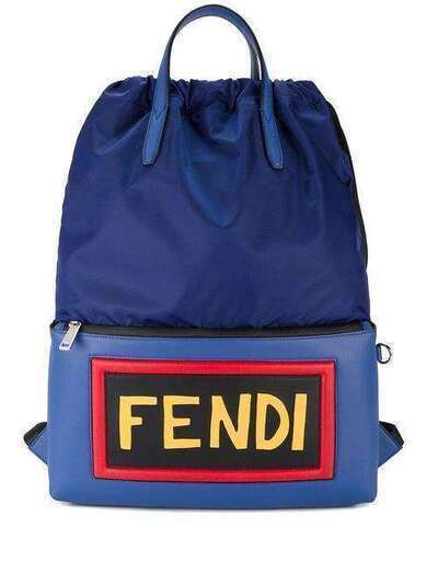 Fendi рюкзак с кожаным логотипом 7VZ034SIS