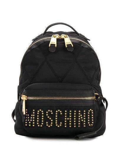 Moschino рюкзак с заклепками и логотипом B76068205