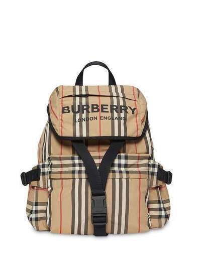 Burberry рюкзак в полоску Icon Stripe с логотипом 8014751