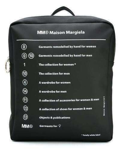 Mm6 Maison Margiela рюкзак с принтом S54WA0015PR184