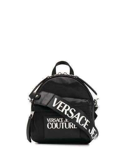 Versace Jeans Couture рюкзак с контрастным логотипом E1VVBBT371420