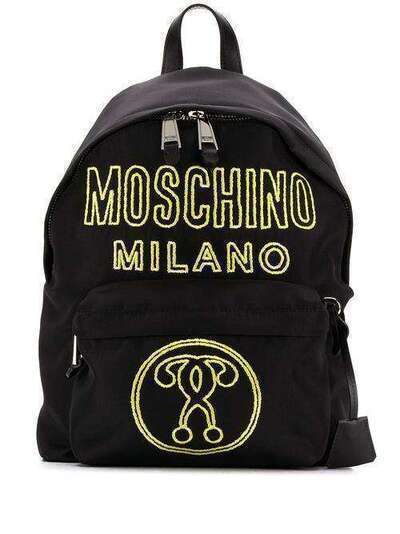 Moschino рюкзак с вышивкой A76018201