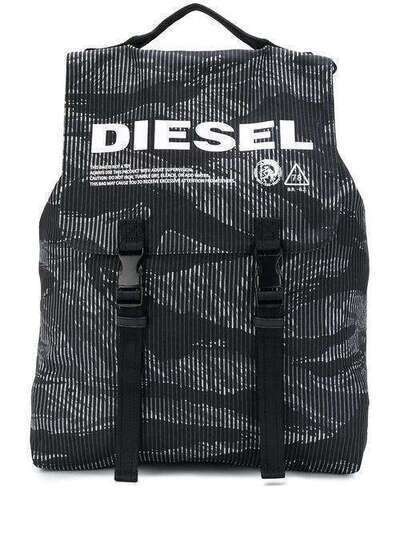 Diesel камуфляжный джинсовый рюкзак с пряжками X05886P2893