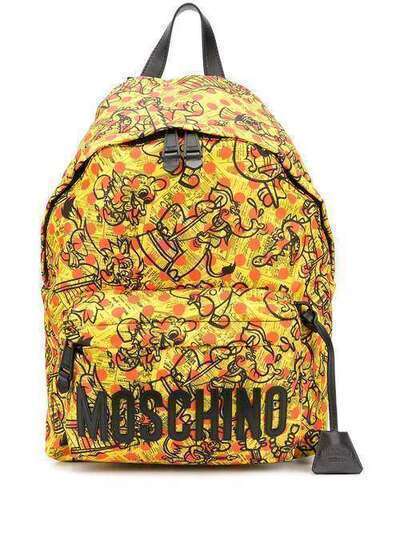 Moschino рюкзак с принтом A76098203