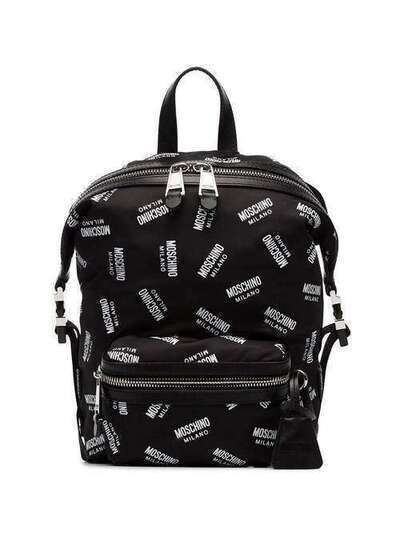 Moschino рюкзак со сплошным принтом с логотипами B76178204