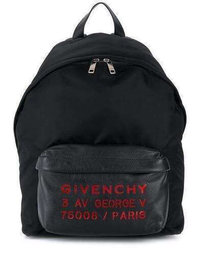 Givenchy рюкзак со вставками BK500JK0PE
