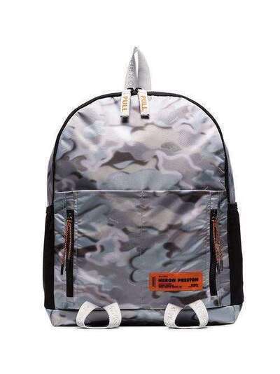 Heron Preston рюкзак с камуфляжным принтом HMNB008S209440078800