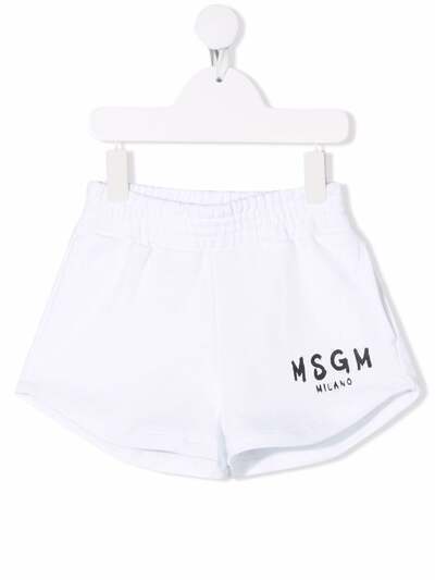 MSGM Kids шорты с логотипом