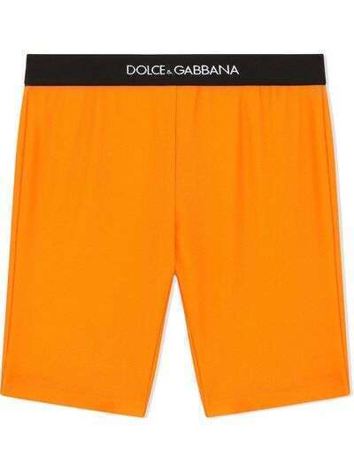 Dolce & Gabbana Kids облегающие шорты с логотипом