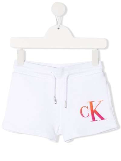 Calvin Klein Kids спортивные шорты с логотипом