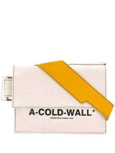 A-COLD-WALL* сумка на плечо с принтом логотипа B1