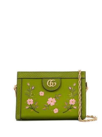 Gucci сумка на плечо Ophidia с цветочным принтом