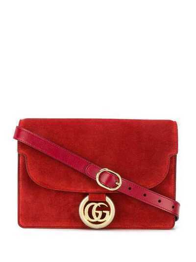 Gucci сумка на плечо с металлическим логотипом