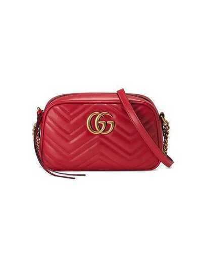 Gucci стеганая сумка на плечо 'GG Marmont' 447632DTD1T