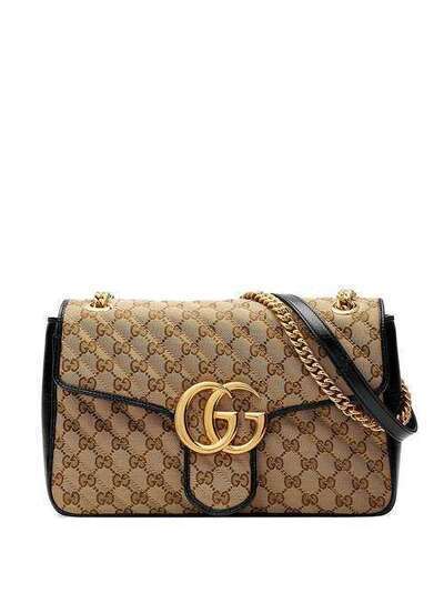 Gucci сумка на плечо GG Marmont среднего размера 443496HVKEG
