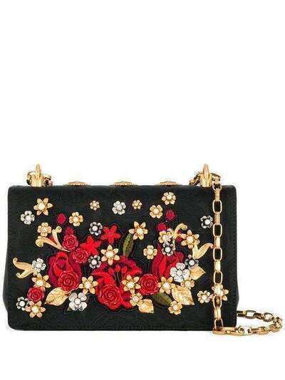 Dolce & Gabbana сумка на плечо с цветочным декором BB6498AK207