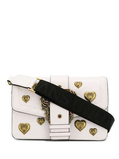 Versace Jeans Couture embellished buckle shoulder bag E1VVBBF171488