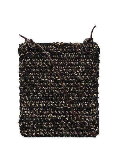 Nicholas Daley crochet shoulder bag NDSS20CNP2CPYBKG