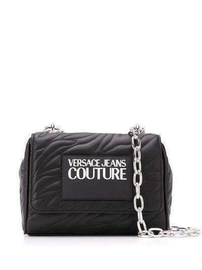 Versace Jeans Couture стеганая сумка из искусственной кожи с нашивкой-логотипом E1VVBBH271491