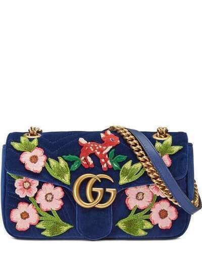 Gucci маленькая сумка на плечо 'GG Marmont' 4434979QINT