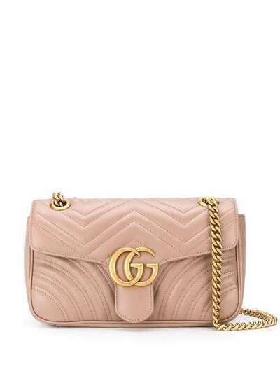 Gucci стеганая сумка GG Marmont 443497DTDID