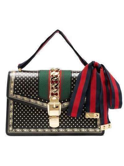 Gucci сумка на плечо с принтом 'Sylvie' 4218820KLLG