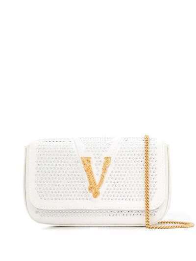 Versace декорированная сумка на плечо Virtus DBFH209D2RASS