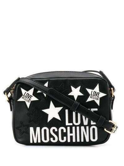 Love Moschino сумка на плечо с вышивкой JC4087PP1ALM0