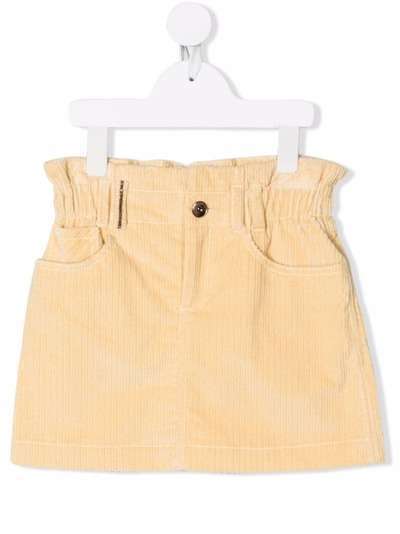 Brunello Cucinelli Kids джинсовая юбка с эластичным поясом