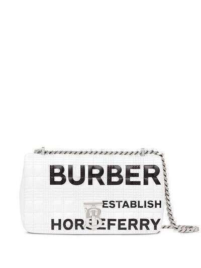 Burberry маленькая стеганая сумка через плечо Lola с принтом Horseferry 8029311