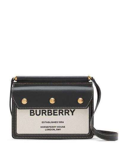 Burberry сумка-мини Title с принтом Horseferry 8031901