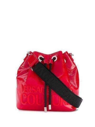Versace Jeans Couture маленькая сумка-ведро с логотипои E1VVBBM571412