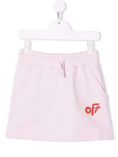 Off-White Kids мини-юбка с логотипом