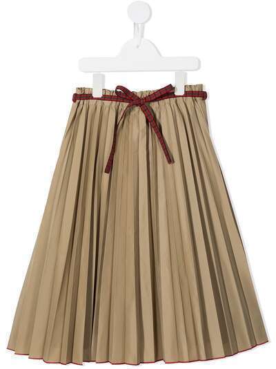 Familiar плиссированная юбка с поясом