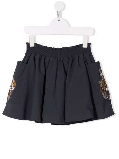 Kenzo Kids юбка мини с аппликацией