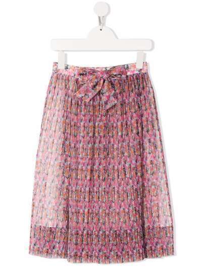 Philosophy Di Lorenzo Serafini Kids плиссированная юбка с цветочным принтом