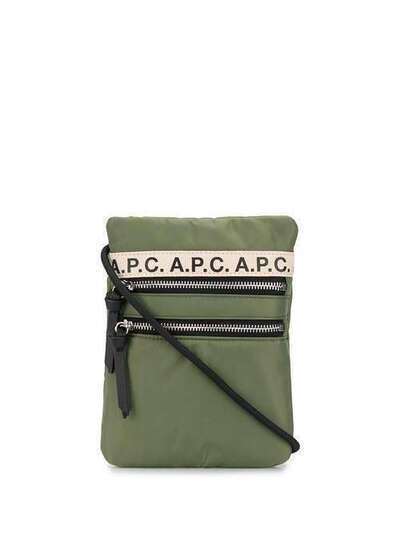 A.P.C. сумка-мессенджер с логотипом H63390PAACLJAA