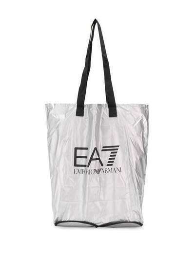 Ea7 Emporio Armani сумка-шопер с логотипом 245001CC801