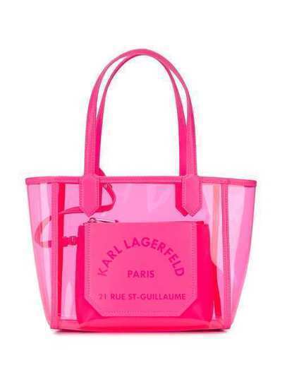 Karl Lagerfeld маленькая прозрачная сумка-тоут K/Journey 205W3060512