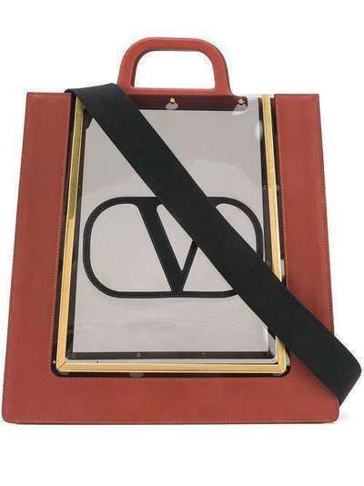 Valentino Garavani сумка-тоут с логотипом VLogo TW2B0F59DSK