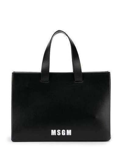MSGM сумка-тоут с логотипом 2841MDZ50450