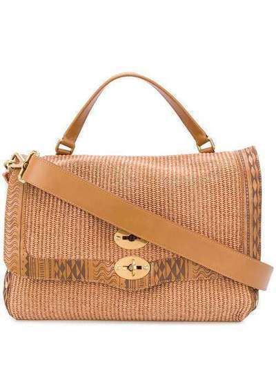 Zanellato сумка-сэтчел с декоративной строчкой 36067CL