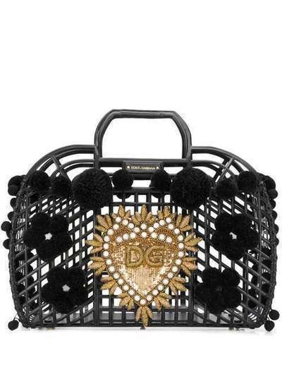 Dolce & Gabbana сумка-тоут Gomma + Ricamo из ПВХ BB6702AK684