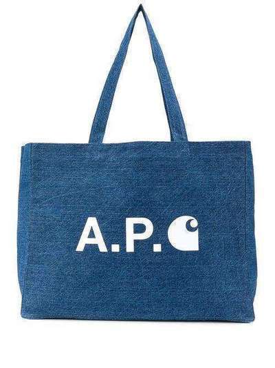 A.P.C. сумка-тоут из коллаборации с Carhartt-WIP M61436COEDZ