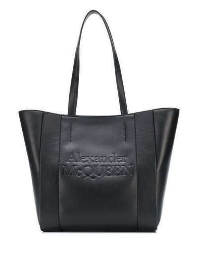 Alexander McQueen сумка-тоут с тисненым логотипом 6307741X3G3